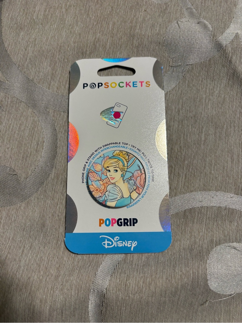 PopSocket PopGrip Phone Grip - Blue, Pink, Peach, Yellow